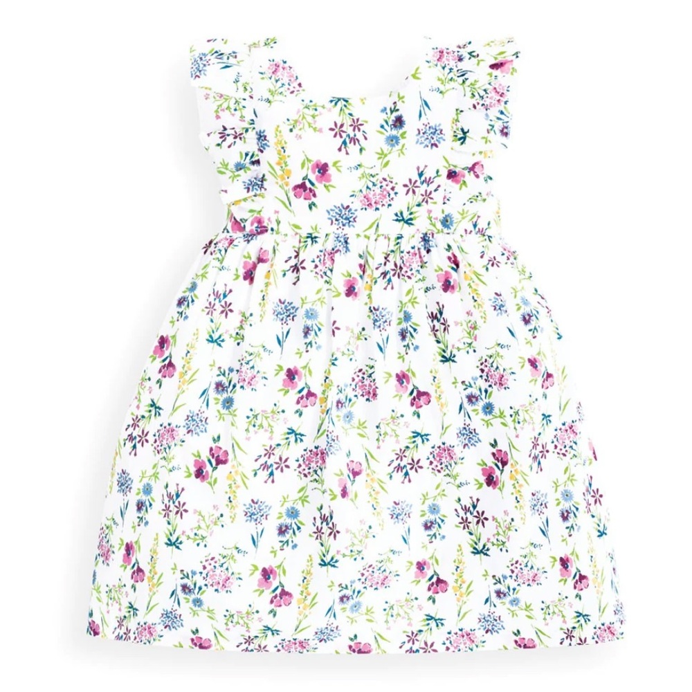 Jojo Maman Bebe Pretty Floral Summer Dress 6-12 months